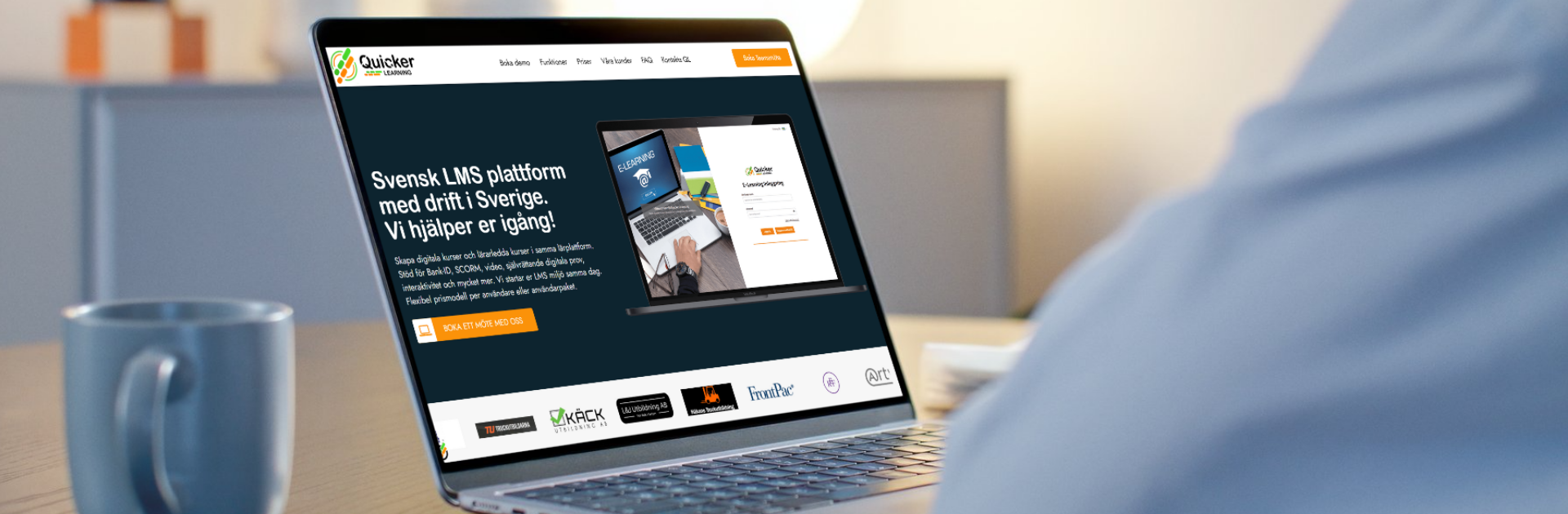Utbildningsportal Quicker Learning header Utbildningsportal Quicker Learning header 1